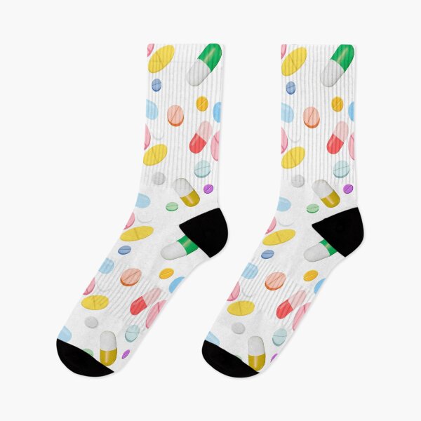 Item preview, Colorful pills white background designed and sold by Biofilia.
