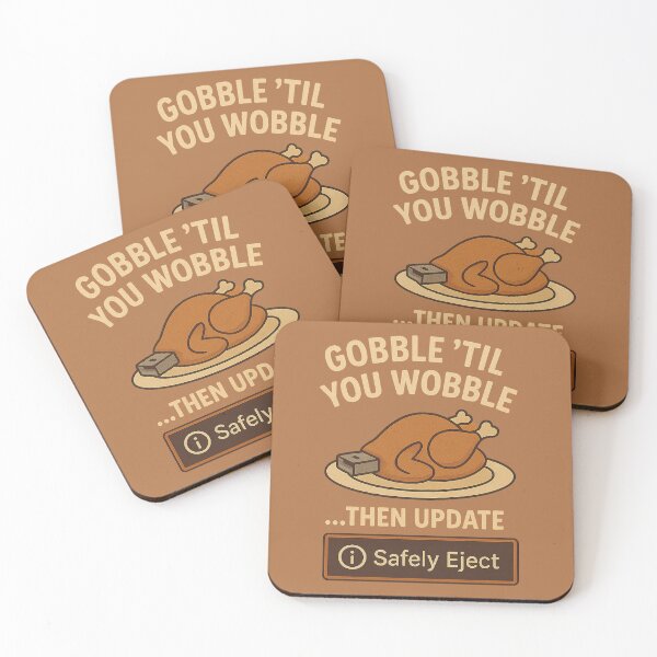 Item preview, Gobble ‘Til You Wobble… Then Update designed and sold by peaknerd.