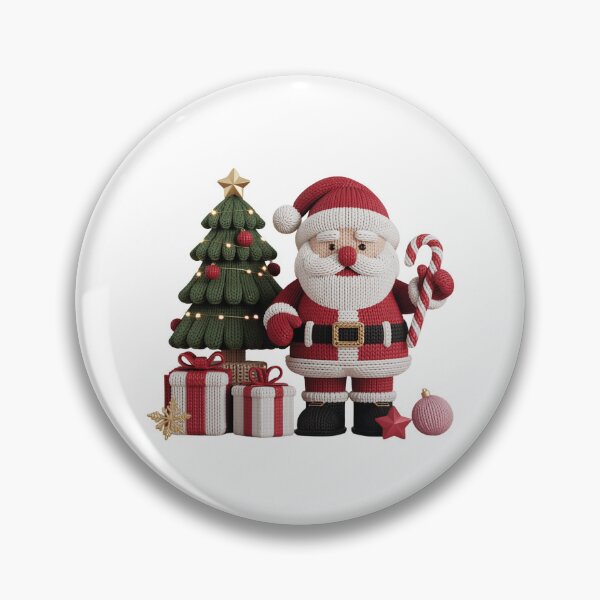 Item preview, Santa Claus, Tree and Gifts | Complete Christmas Scene in 3D Crochet Style designed and sold by Polarisofficial.