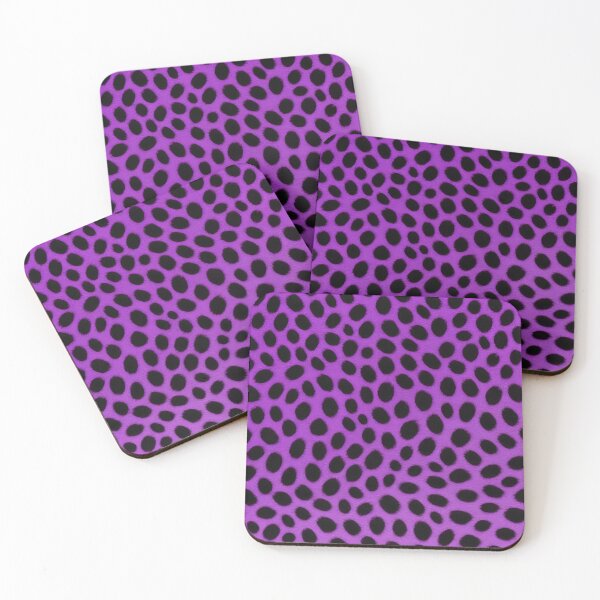 Item preview, Luxury Purple Pink Faux Fur Leopard Popular Collection designed and sold by TrendyDesigne412.