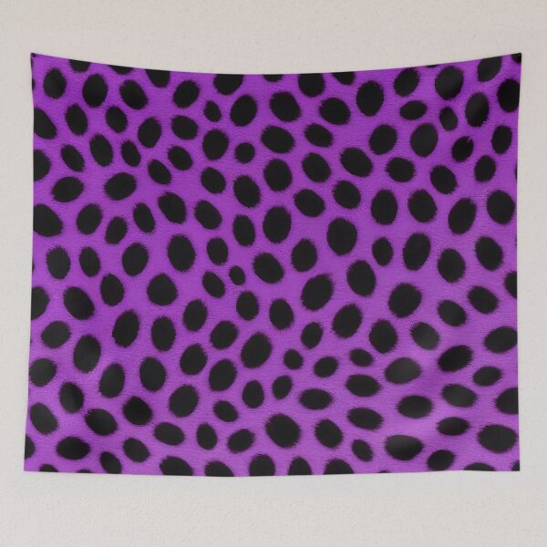 Item preview, Luxury Purple Pink Faux Fur Leopard Popular Collection designed and sold by TrendyDesigne412.