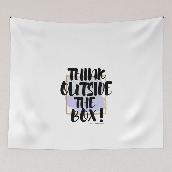 Item preview, Think Outside the Box lavender designed and sold by PalomaHealing24.