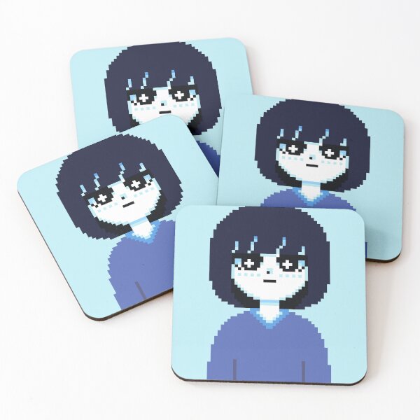Item preview, Pixel Art Blue girl designed and sold by PixelYonah.