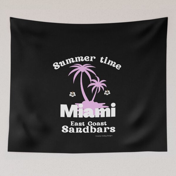 Item preview, Summer time, Miami in lilac & white designed and sold by PalomaHealing24.