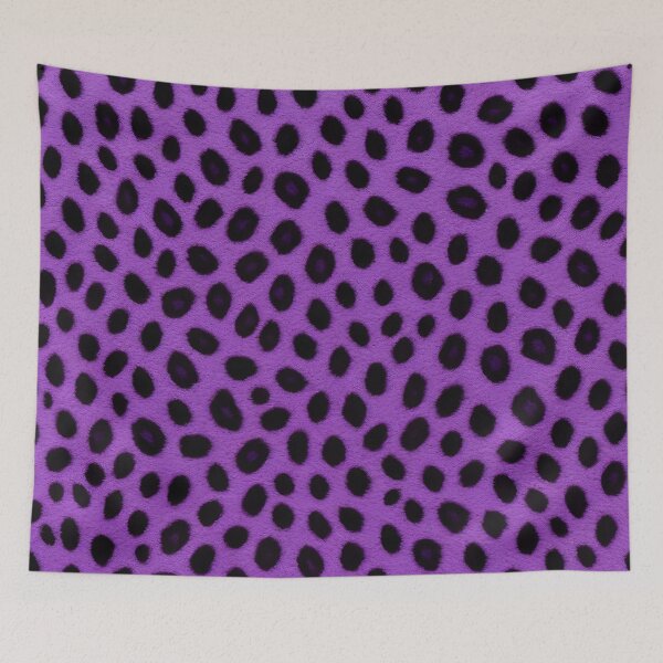 Item preview, Popular Luxury Purple Pink Faux Fur Leopard Collection designed and sold by TrendyDesigne412.