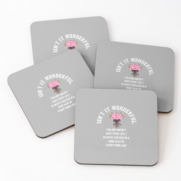 Item preview, Isn't it Wonderful slogan on grey designed and sold by PalomaHealing24.