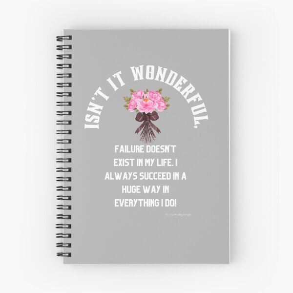 Item preview, Isn't it Wonderful slogan on grey designed and sold by PalomaHealing24.