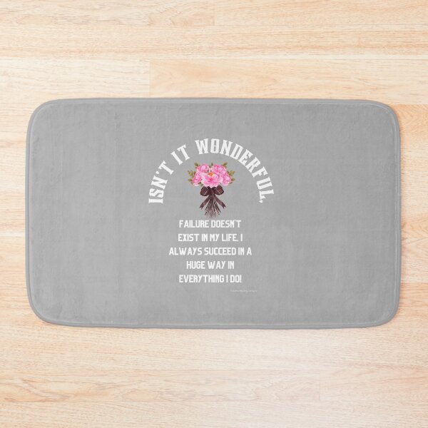 Item preview, Isn't it Wonderful slogan on grey designed and sold by PalomaHealing24.
