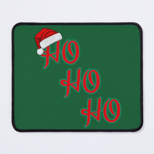 Item preview, Santa hat and the phrase "HO HO HO". designed and sold by southerndoll67.