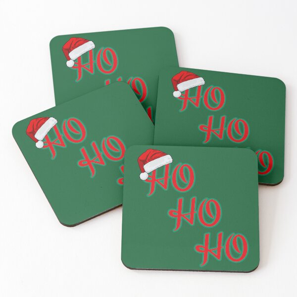 Item preview, Santa hat and the phrase "HO HO HO".  designed and sold by southerndoll67.