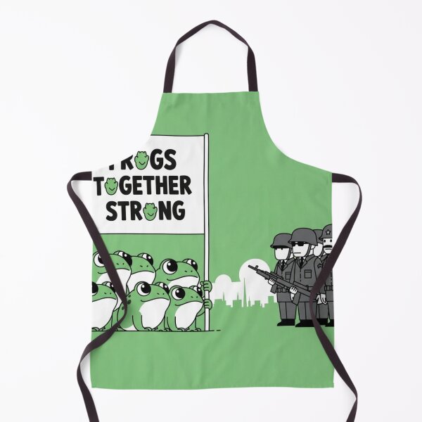 Item preview, Amphibian Solidarity: Frogs Against Fascism designed and sold by DracosFire.