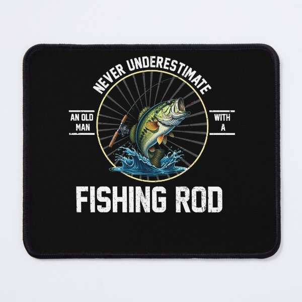 Item preview, Bold Fishing Rod Old Man T-Shirt designed and sold by LashondaGreen89.