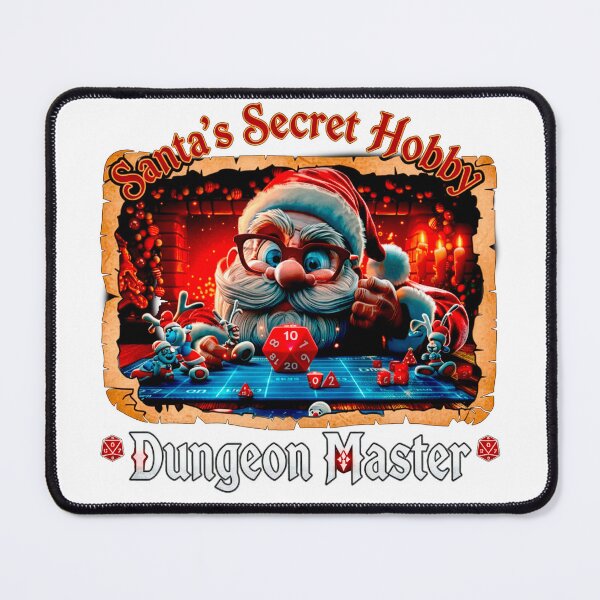 Item preview, Santa's Secret Hobby: The Christmas Dungeon Master designed and sold by xper-t-s.