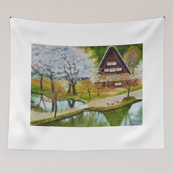 Item preview, Shirakawa Cherry Blossom Japan designed and sold by Dai Wynn Fine Art.