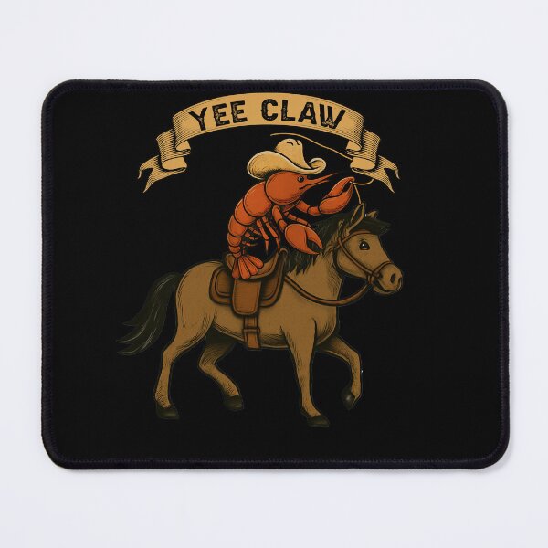 Item preview, Yee Claw Cowboy Crawfish Horse Tee designed and sold by TinaMDedrick.