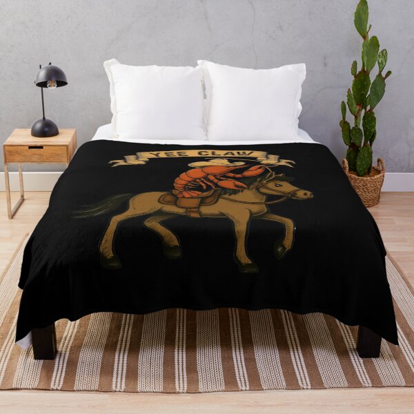 Item preview, Yee Claw Cowboy Crawfish Horse Tee designed and sold by TinaMDedrick.