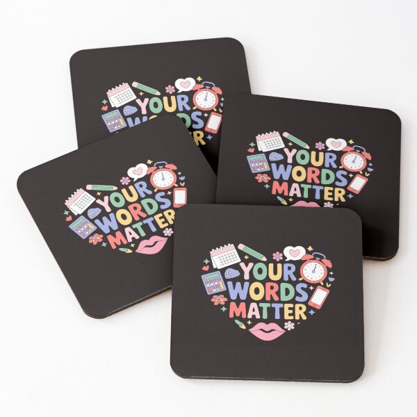 Item preview, Your Words Matter Speech Therapy Language Pathologist Heart designed and sold by RopboxRone.