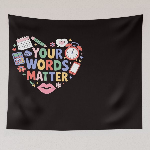 Item preview, Your Words Matter Speech Therapy Language Pathologist Heart designed and sold by RopboxRone.
