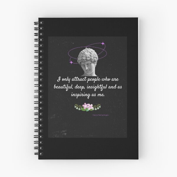 Item preview, I only attract beautiful, deep, inspiring slogan designed and sold by PalomaHealing24.