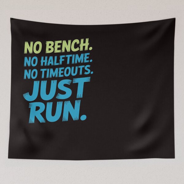 Item preview, XC Cross Country Running Gift No Bench No Halftime designed and sold by RopboxRone.