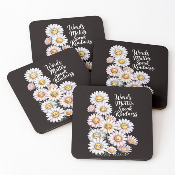 Item preview, Words Matter Speak Kindness Inspirational Flower designed and sold by RopboxRone.