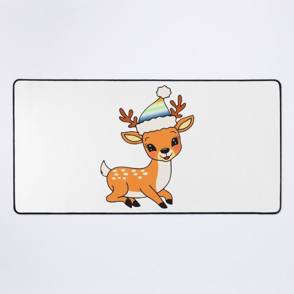 Item preview, AroAce Agender Santa Hat Reindeer – Cute AroAce Agender Christmas Design designed and sold by Travelslightly.