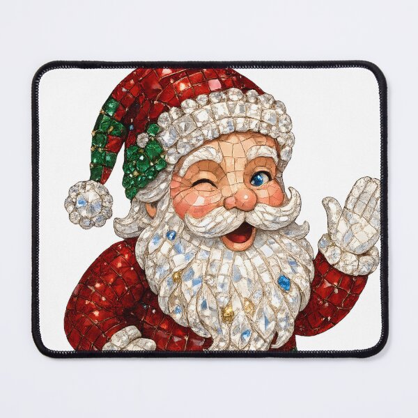 Item preview, Rhinestone Santa Claus Christmas designed and sold by Adadita.
