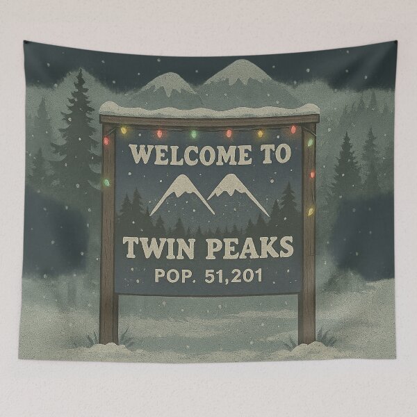 Item preview, Welcome to Twin Peaks – Snowfall Edition designed and sold by peaknerd.