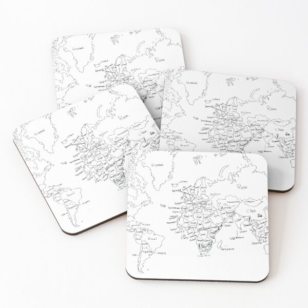 Item preview, World Map designed and sold by JohnKarmouche.