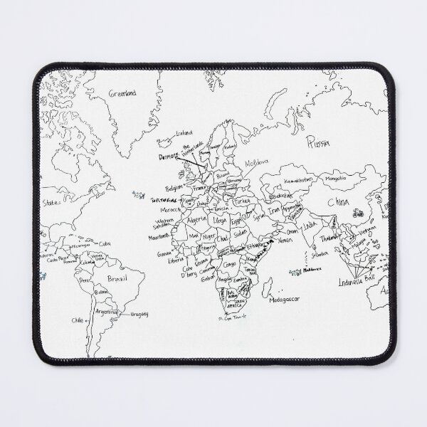 Item preview, World Map designed and sold by JohnKarmouche.