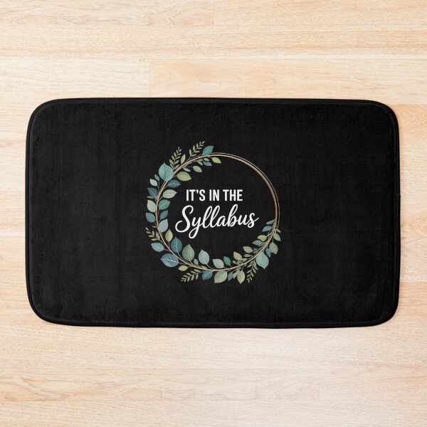Item preview, Women Professor Saying Student It's In The Syllabus designed and sold by Silicula.