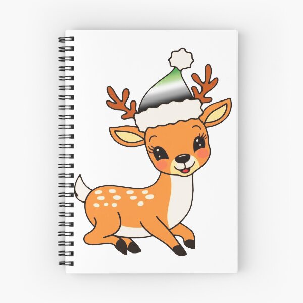 Item preview, Aromantic Santa Hat Reindeer – Cute Aromantic Christmas Design designed and sold by Travelslightly.