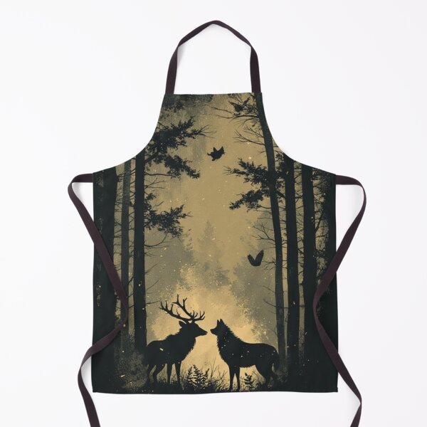 Item preview, deer and wolf designed and sold by vinniespeer.