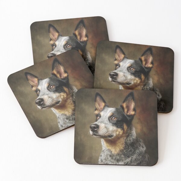 Item preview, Australian Cattle Dog Portrait designed and sold by Elisabeth Lucas.