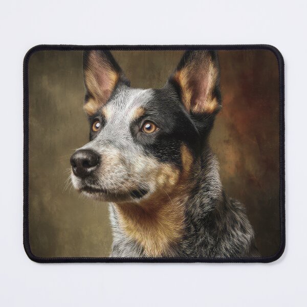 Item preview, Australian Cattle Dog Portrait designed and sold by Elisabeth Lucas.