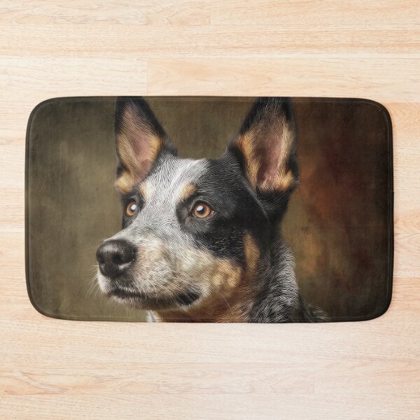 Item preview, Australian Cattle Dog Portrait designed and sold by Elisabeth Lucas.