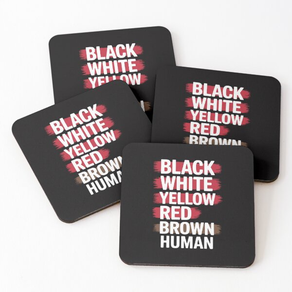 Item preview, Wa are all HUMAN Black White Red Yellow Brown! Lives Matter designed and sold by Silicula.