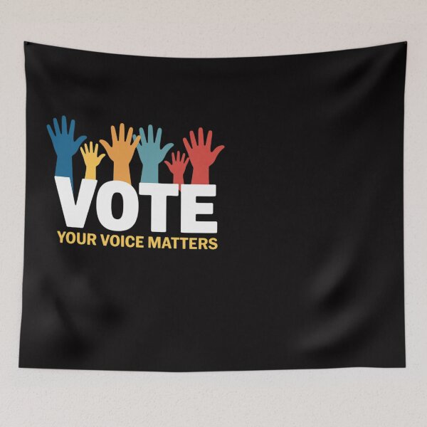 Item preview, Vote Your Voice Matters Presidential Election designed and sold by Silicula.