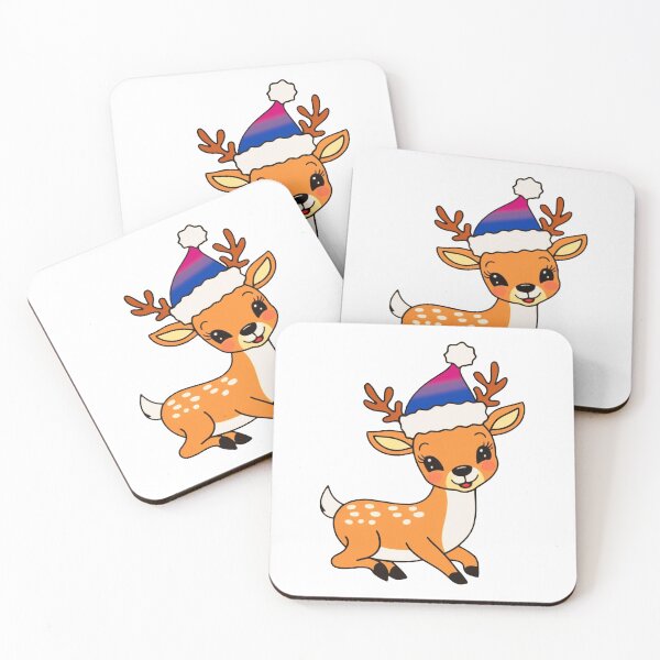 Item preview, Bisexual Santa Hat Reindeer – Cute Bisexual Christmas Design designed and sold by Travelslightly.