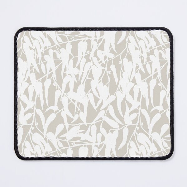Item preview, Gumleaves silhouette - Painted Leaves - latte light designed and sold by Stephanie Fiona Design.