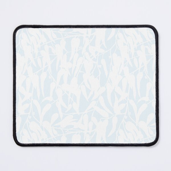 Item preview, Gumleaves silhouette - Painted Leaves - sky blue designed and sold by Stephanie Fiona Design.