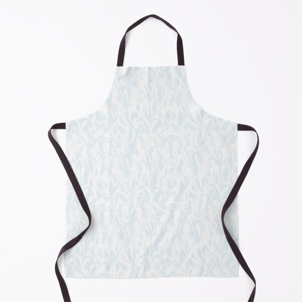 Item preview, Gumleaves silhouette - Painted Leaves - sky blue designed and sold by Stephanie Fiona Design.