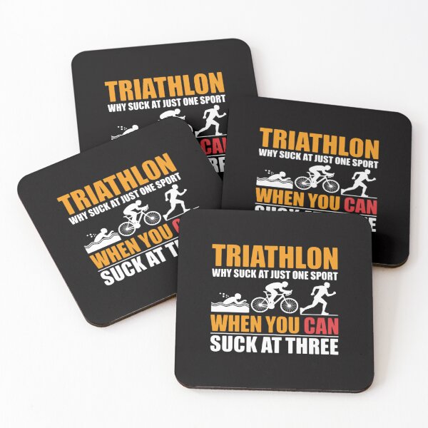 Item preview, Triathlon Why Suck At Just One Sport Tri designed and sold by Silicula.