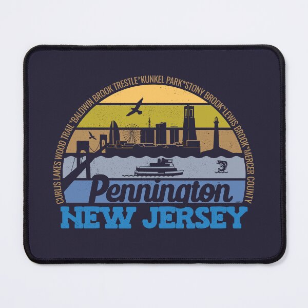 Item preview, Pennington New Jersey Sunset Retro Vintage Local Pride Logo designed and sold by CRHPOD20.