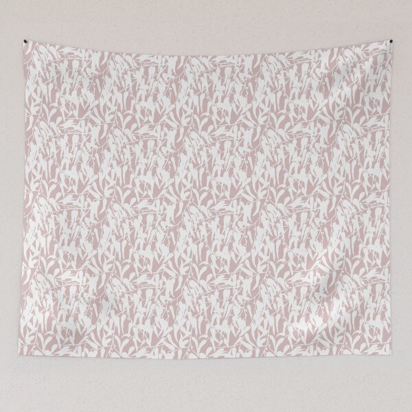Item preview, Gumleaves silhouette - Painted Leaves - pink designed and sold by Stephanie Fiona Design.
