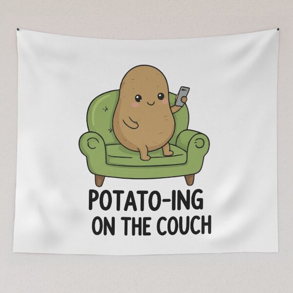 Item preview, Potato-ing on the Couch designed and sold by Red Arts.