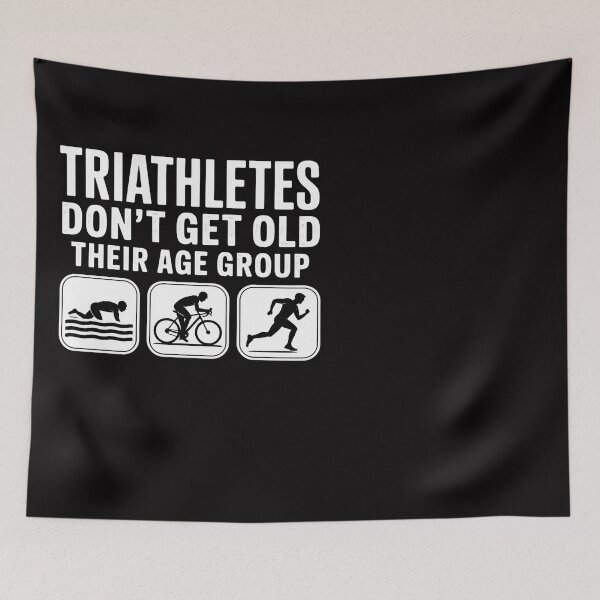 Item preview, Triathlon Men Women Triathletes Swim Bike Run designed and sold by Silicula.