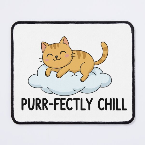 Item preview, Purr-fectly Chill Cloud Cat designed and sold by Red Arts.