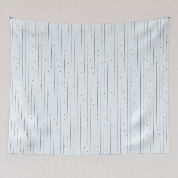 Item preview, Gumleaves stripes - Painted Leaves - blue brown designed and sold by Stephanie Fiona Design.
