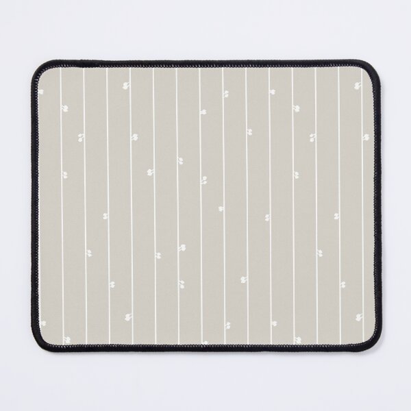 Item preview, Gumleaves stripes - Painted Leaves - latte white designed and sold by Stephanie Fiona Design.